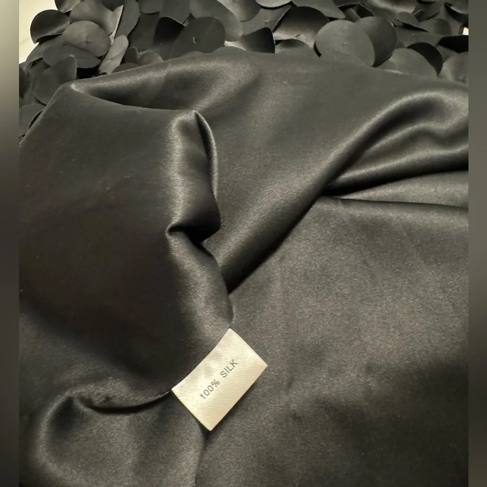 Saja Black Silk Disc Mini Dress XS - Picture 5 of 6